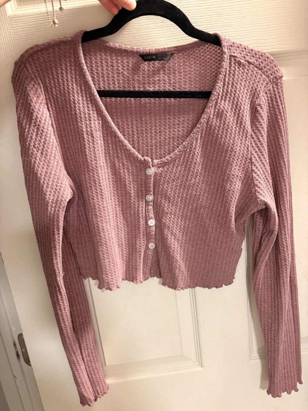 Shein Crop Button shirt